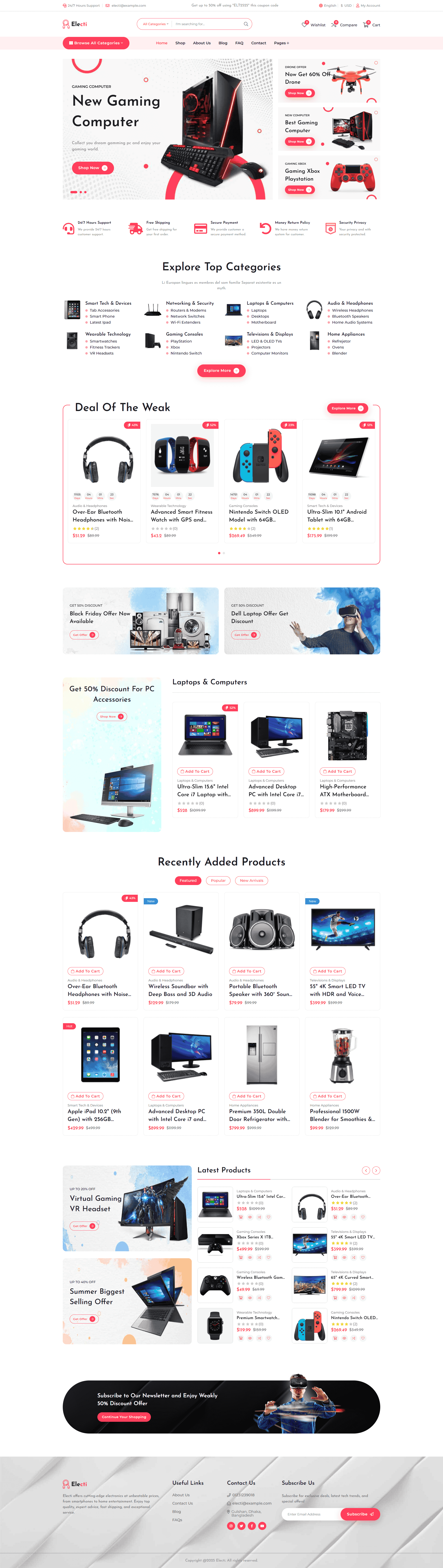 Electronics & Gadgets Theme